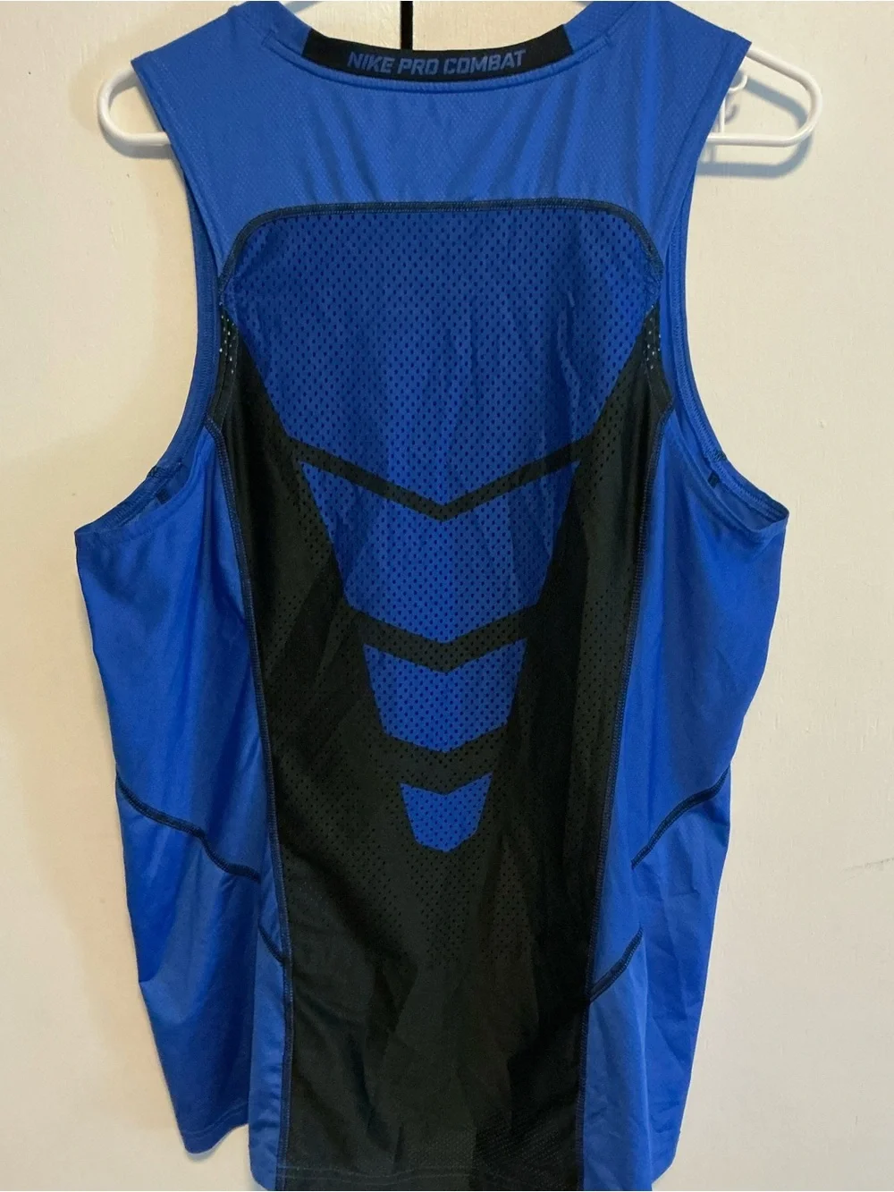 Nike Hypercool Royal Blue Tank Top with Black Swoosh